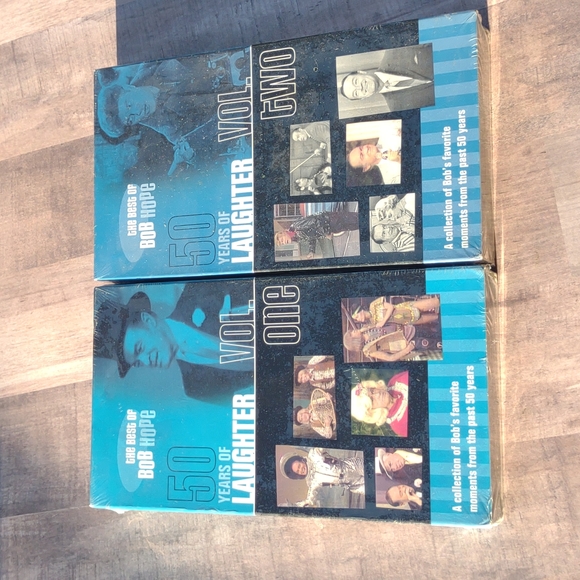 🎁 🆕 Sest of Bob Hope- 50 Years of Laughter- Vol 1 & 2 Sealed - Picture 2 of 7